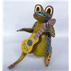 Image 1 : Oaxacan Alebrije Frog with Guitar by David Blis