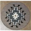 Image 1 : Rare Native American Round Two Grey Hills Rug
