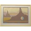Image 1 : ''Monument Valley'' Numbered Serigraph by O'Leary