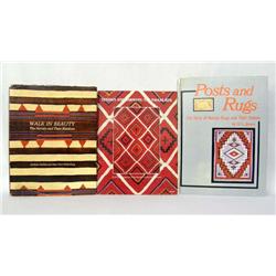 3 Books on Navajo Rugs and Blankets