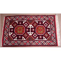 1960s Persian Handwoven Wool Rug