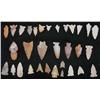 Image 1 : Native American Arrow/Spear Points in Riker Box