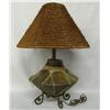 Image 2 : Tarahumara Pot Lamp with Macrame Jute Shade