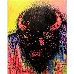 Original Acrylic Painting by Kills Thunder