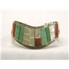 Image 1 : Native American Navajo Inlay Cuff Bracelet