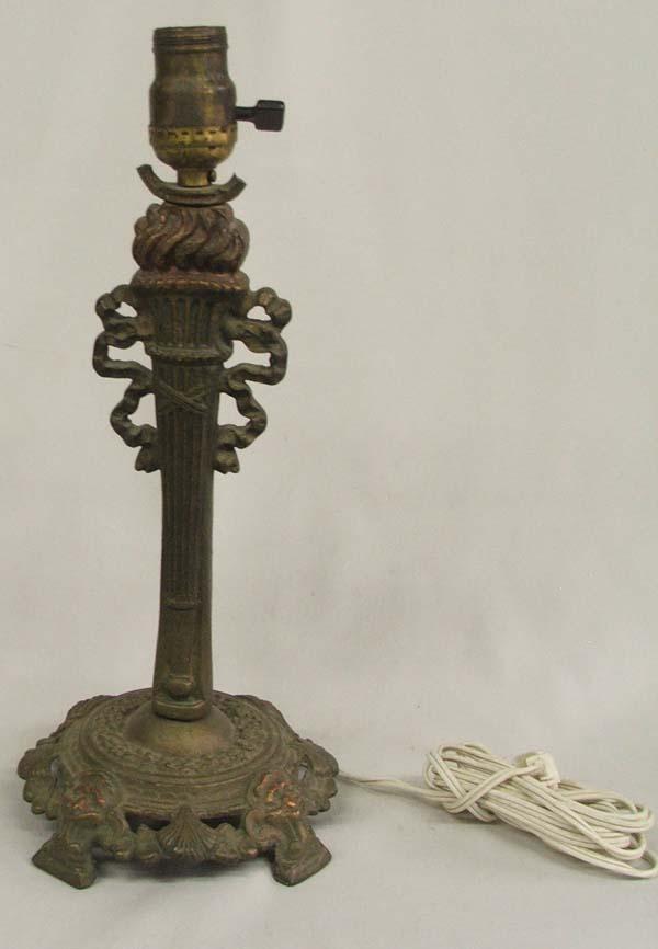 vintage cast iron table lamp