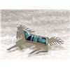 Image 1 : Native American Navajo Inlay Horse Pin by Vandever