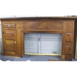 1910 Pine Fireside Mantel from Santa Rita MUST BE PICKED UP