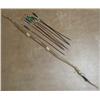 Image 1 : Native American Sinew Backed Bow & 8 Arrows