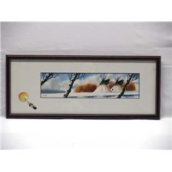 Native American Navajo Original Watercolor by Begay