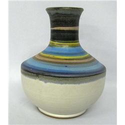 1971 Pacific Stoneware Vase Signed B. Welsh