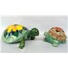 Image 1 : Pair of Decorative Hand Painted Turtles