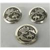 Image 1 : Native American Navajo/Zuni Silver Earrings & Pin