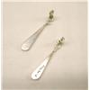 Image 2 : Native American Zuni Silver Inlay earrings