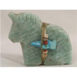 Native American Zuni Fluorite Horse Fetish