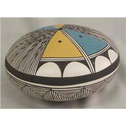 Native American Zia/Acoma Seed Jar By CJ Shije