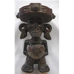 Pre-Columbian Replica Clay Altar Statue