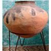 Image 1 : Mexican Large Pot on Wire Stand MUST BE PICKED UP