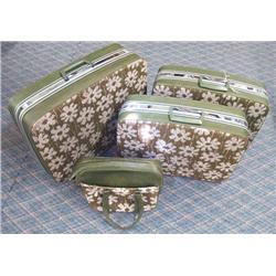 4 Piece Set of Retro 60s Samsonite Luggage