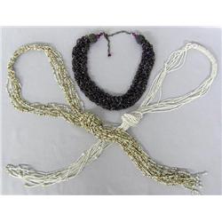 Three Bead Necklaces