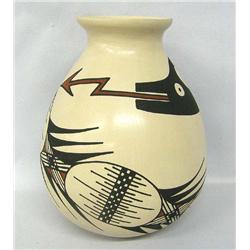 Mata Ortiz Polychrome Serpent Pot