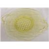 Image 1 : Yellow Depression Glass Serving Dish