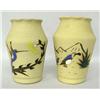 Image 1 : Pair of Mexican Pottery Vases Hallmarked R.R.