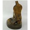 Image 2 : Carved Wooden Wells Fargo Box Boots by J. Defatte