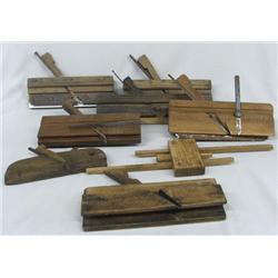 Collection Antique Wooden Planes