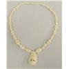 Image 2 : Estate Carved Ivory Elephant Necklace