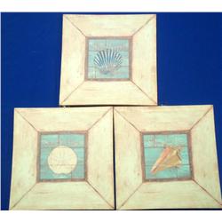 Lot- Seashore Wall Art