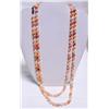 Image 1 : 50" Tri Colored Rice Pearl Single Strand Necklace