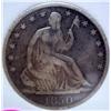 Image 2 : 1850 Philadelphia Mint Seated Liberty Half Dollar