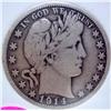 Image 2 : 1914 Philadelphia Mint Barber Half Dollar Fine-12