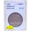 Image 1 : 1899 Philadelphia Mint Morgan Dollar VF-35