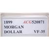 Image 4 : 1899 Philadelphia Mint Morgan Dollar VF-35