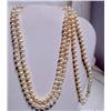 Image 1 : Triple Strand Pearl Necklace