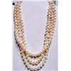 Image 2 : Triple Strand Pearl Necklace
