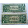 Image 5 : 2 $1 Silver Certificates  Blue Seals