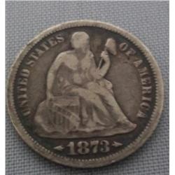 1873 Seated Dime