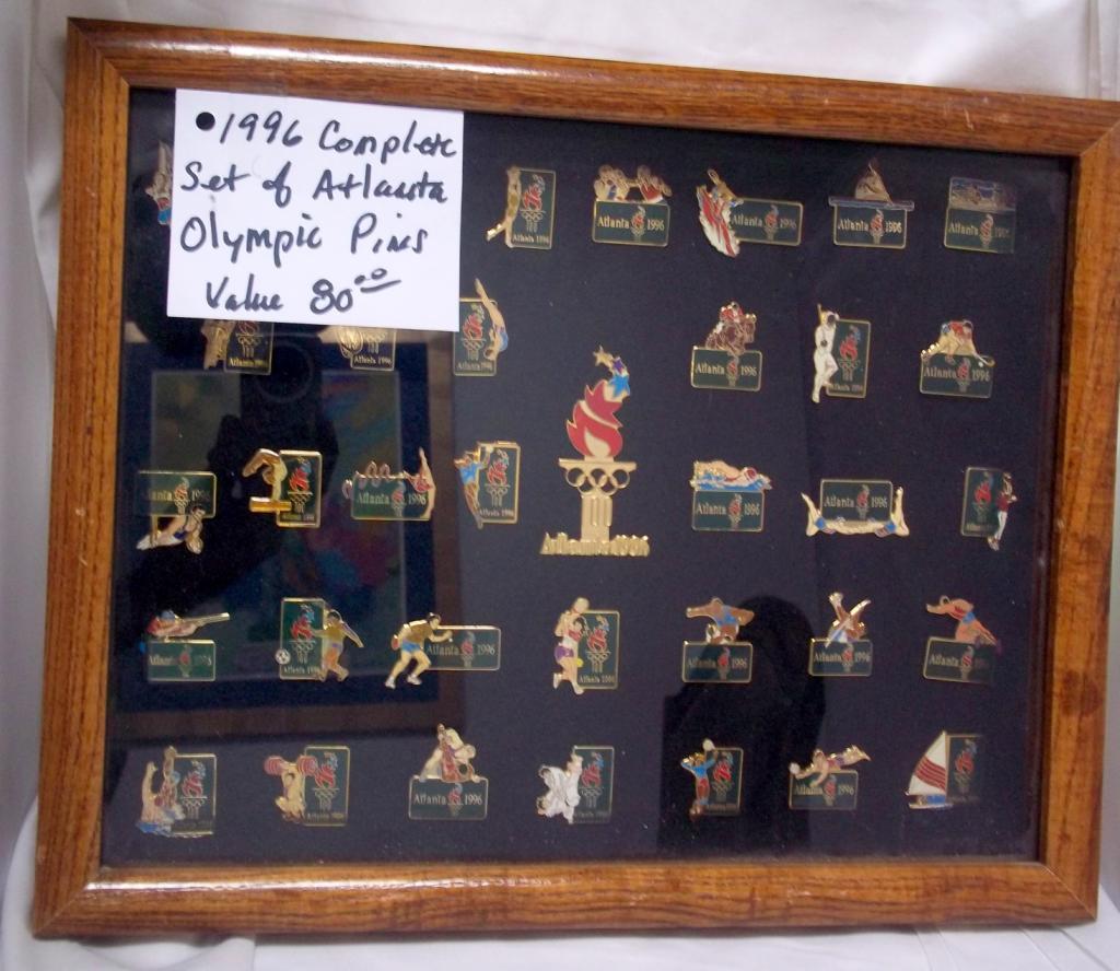 1996 Complete Set of Atlanta Olympic Pins 1996 Complete Set of Atlanta Olympic Pins