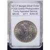 Image 1 : 1921 P Morgan Silver Dollar MS-65