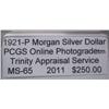 Image 3 : 1921 P Morgan Silver Dollar MS-65