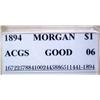 Image 2 : 1894 Philadelphia Mint Morgan Dollar GOOD-6