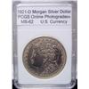 Image 1 : 1921 D Morgan Silver Dollar MS-62