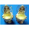 Image 1 : Lot- Two Angel Candle Holders w/ Love & Peace