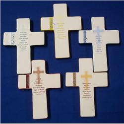 Lot- Five Crosses w/ Inspirational Sayings