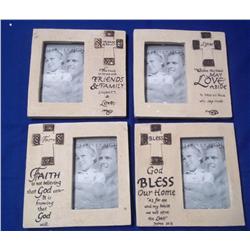 Lot- Four Frames w/ Inspirational Sayings