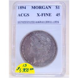 1894 Philadelphia Mint Morgan Dollar XF-45