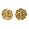 Image 1 : HONORIUS. AD 393-427. Gold Solidus (4.39 g.) Ravenna. Obv: Bust, right. RIC-1323. Good Very Fine.